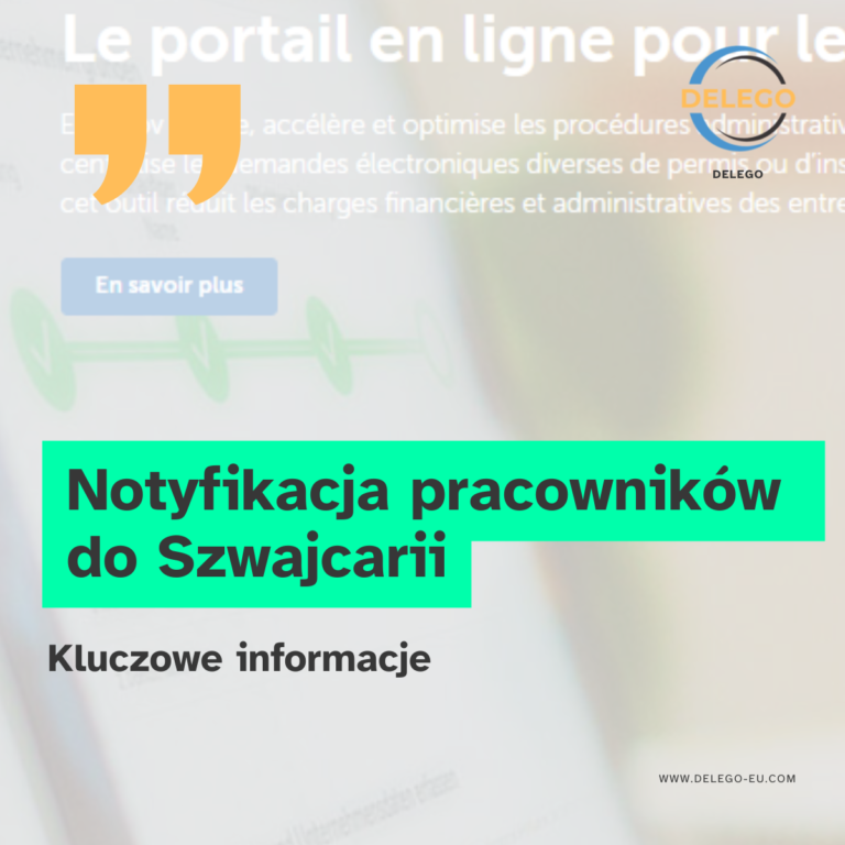 Notyfikacja pracowników do Szwajcarii