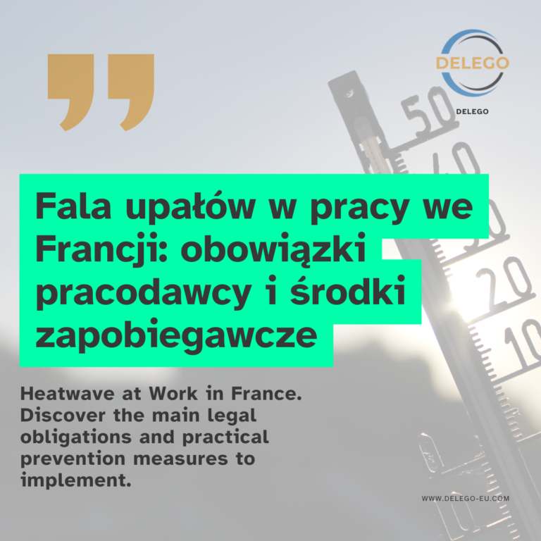 Fala upałów w pracy we Francji: obowiązki pracodawcy i środki zapobiegawcze
